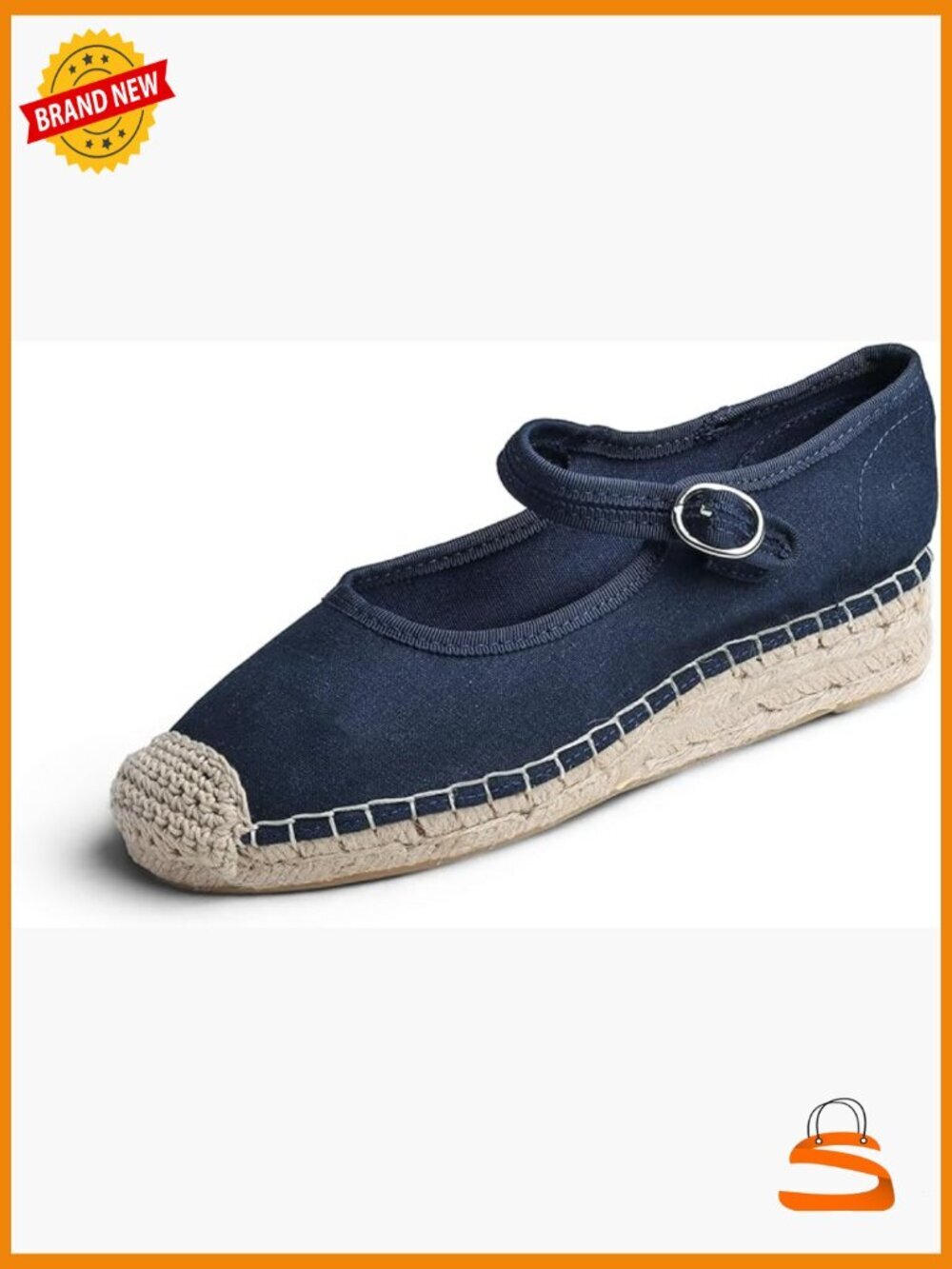 Comfortable Ankle Strap Low Wedge Espadrilles Flats Espadrilles